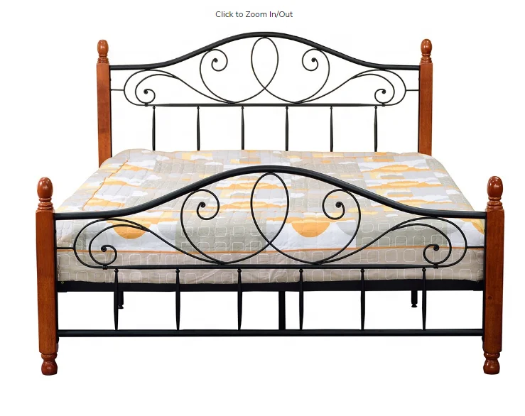 popular European style elegant double metal bed frame