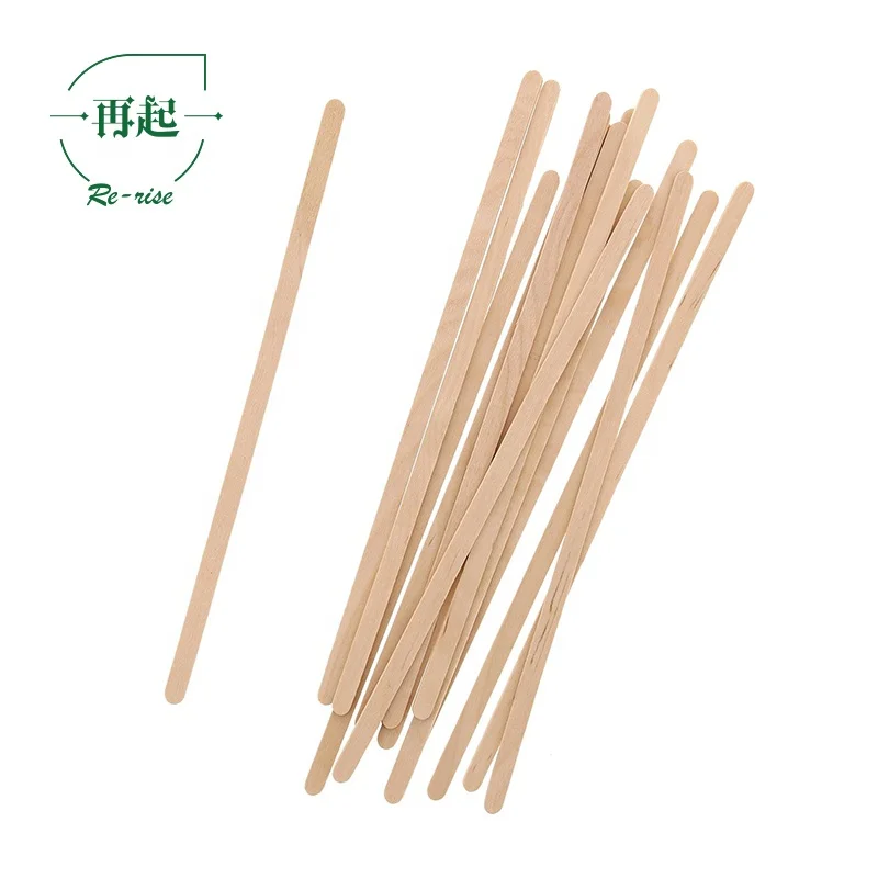 
High Quality Birch Wood Disposable Drink Stirrers 