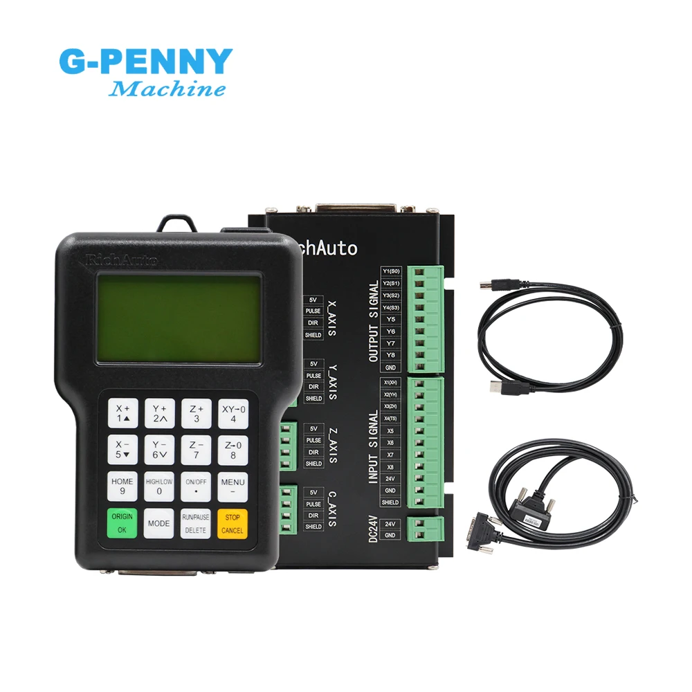RichAuto DSP A11 CNC controller original 3 axis motion controller  English Version For CNC router machine