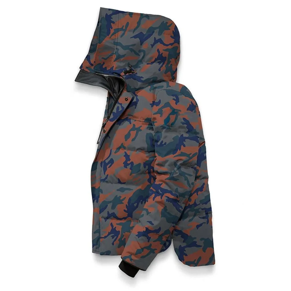 High Quality Winter Down Jacket Wholesale Men Outdoor Wear Camo Print Parka
