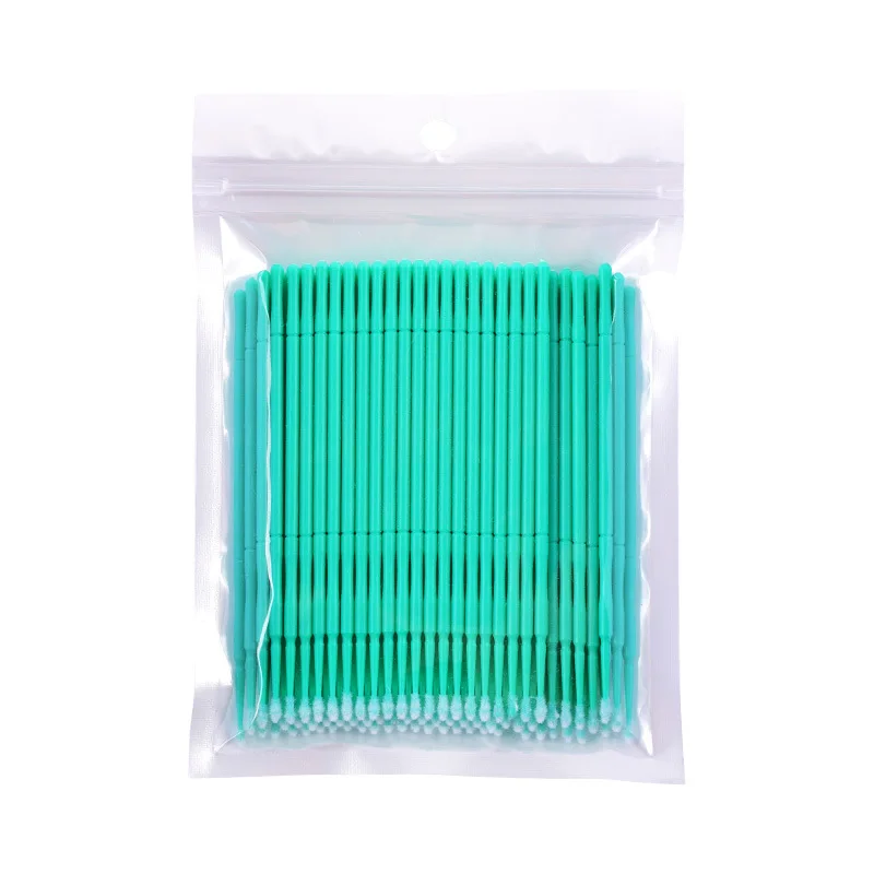 Blue Purple Multiple Colors Micro Swabs Sticks Buds Cosmetic Makeup Tools Cotton Swabs