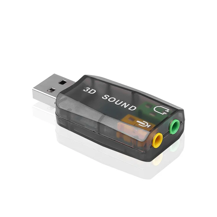 USB 5.1 Stereo Sound Card Adaptor (Windows 7 Compatible)