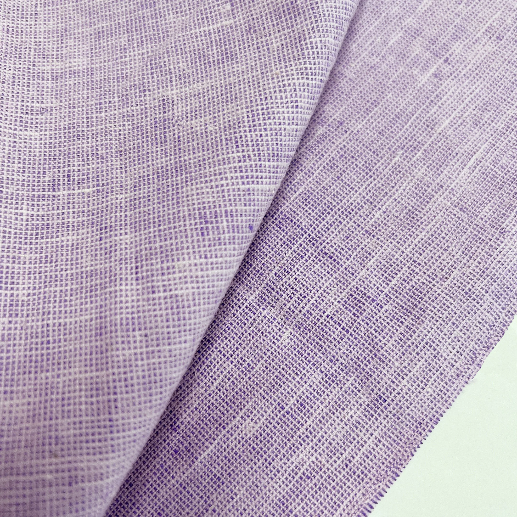 Yarn Dyed 224GSM Solid Linen Cotton Spandex Fabric For Clothes