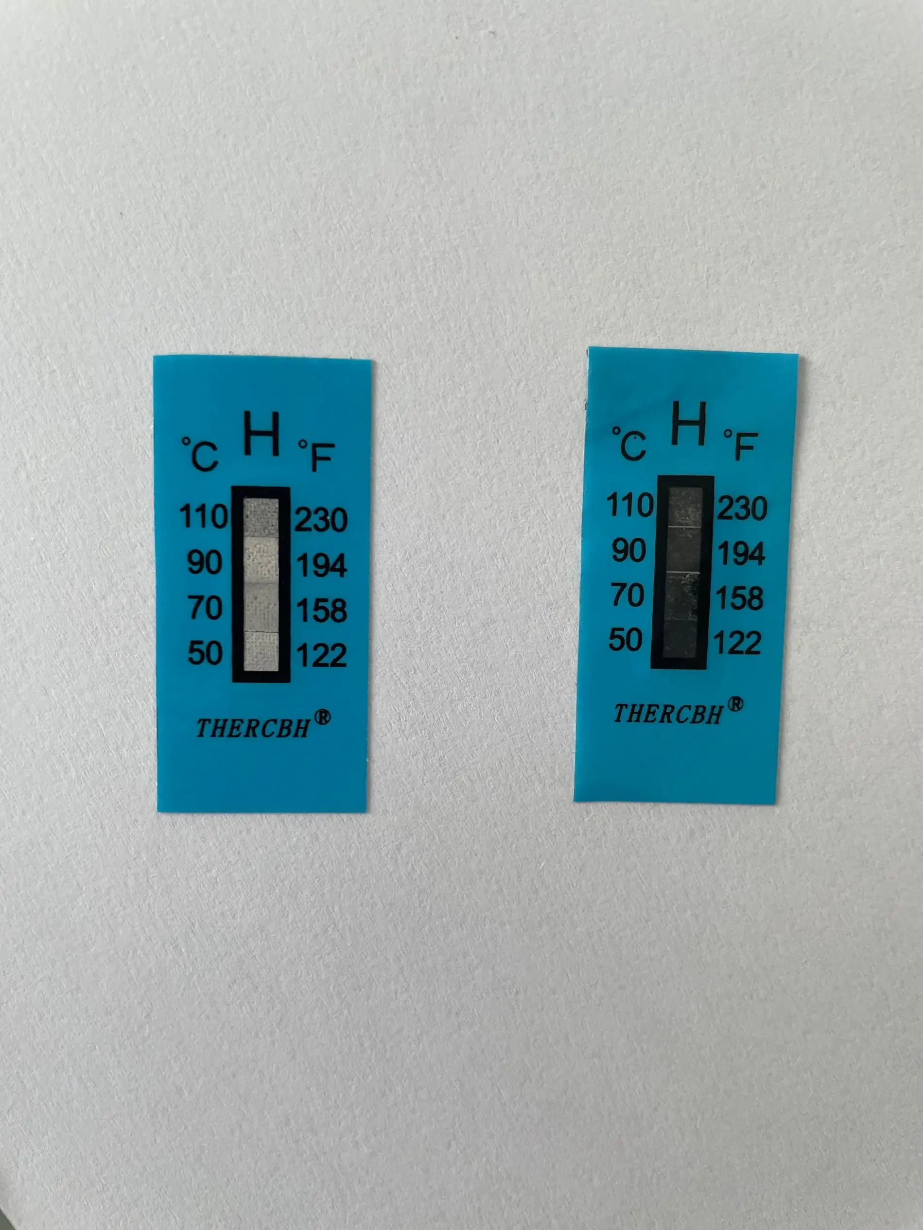 CBH 4A 37-46C,Overtemperature warning sticker,Thermax 4 level Thermal Monitor