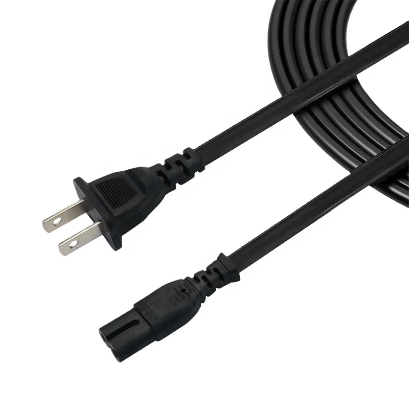 Japan plug  hot selling 13A 125v 3ft 4ft 6ft 8ft C7 connector power cord hot selling IEC320 Extension cord