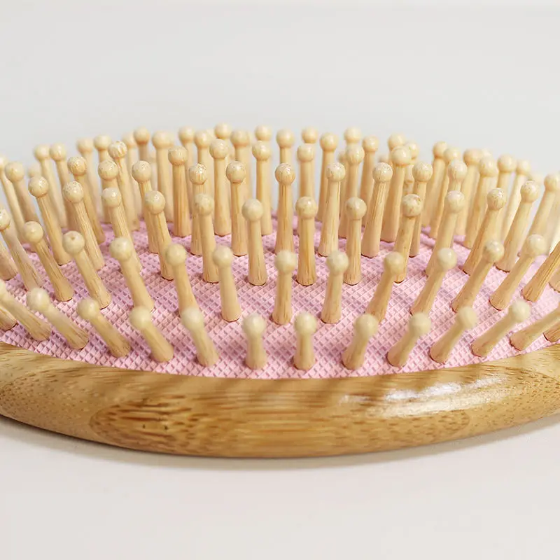 Hot Selling Professional Barber Shop Paddle Bamboo Tooth Wood Airbag Comb Hairdressing Air Cushion Healthy Hair Brush