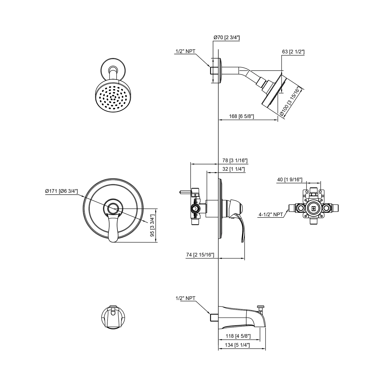 Bathroom Heads Shower System Concealed Panel Rain Shower Wall Mounted Rainfall Concealed Shower Mixer Faucet Set