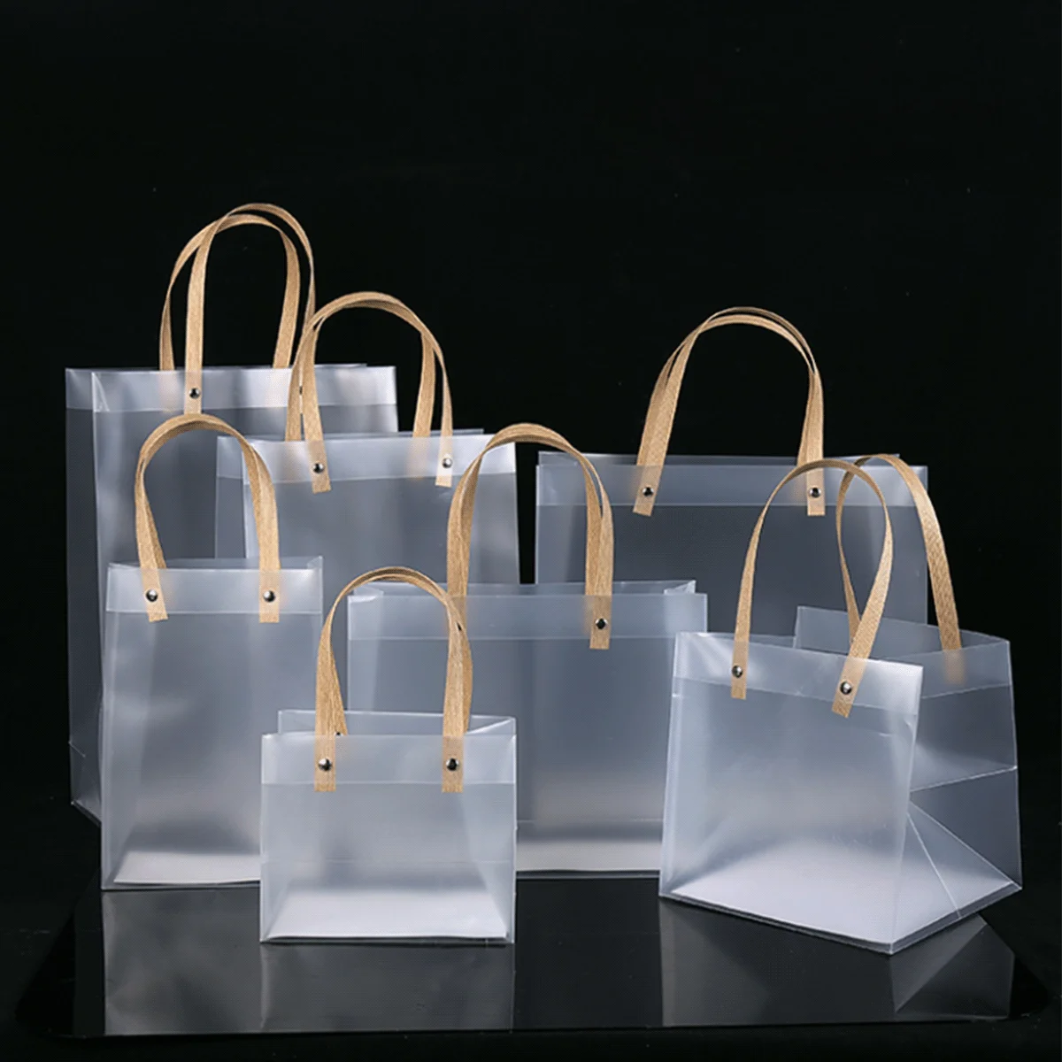 New Product Ideas 2023 Clear Pvc Handbag custom  pvc jelly tote bag candy handbag Transparent Pvc Merchan Deesing