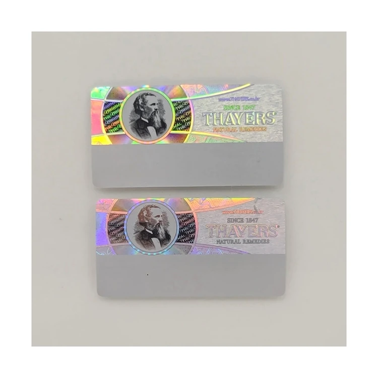 Glossy Die Cut Holographic Sticker Custom Waterproof Hologram Cutting Printed Logo Labels
