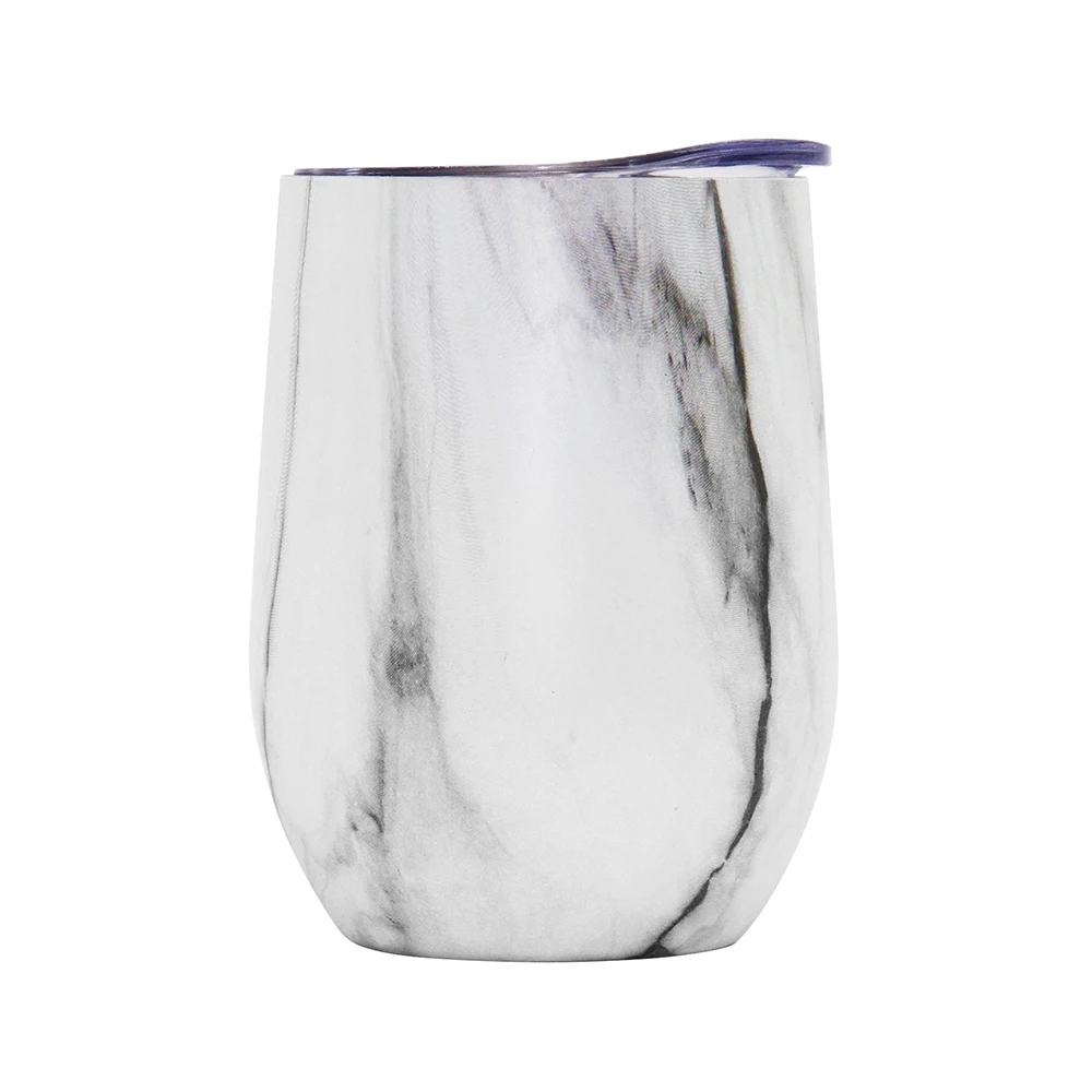 
12oz Wholesale Acrylic Thermal Metal Egg Insulated Wine Cups For Bottles Stainless Steel Wine Cu 