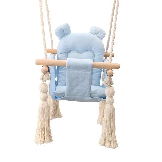 Новое поступление 2021, детское деревянное уличное подвесное кресло-качели для сна для детей, младенцев с деревянной подставкой