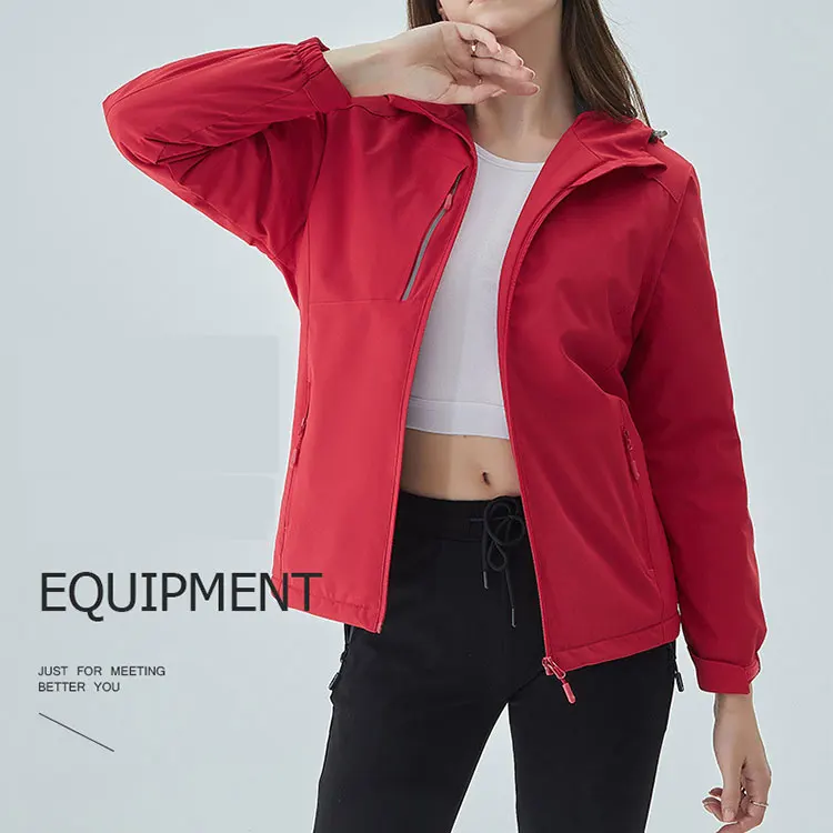 Factory Hot Sale Winter Soft Shell Jacket Softshell Jackets Crane Sports Fleece Lined For Women&Men
