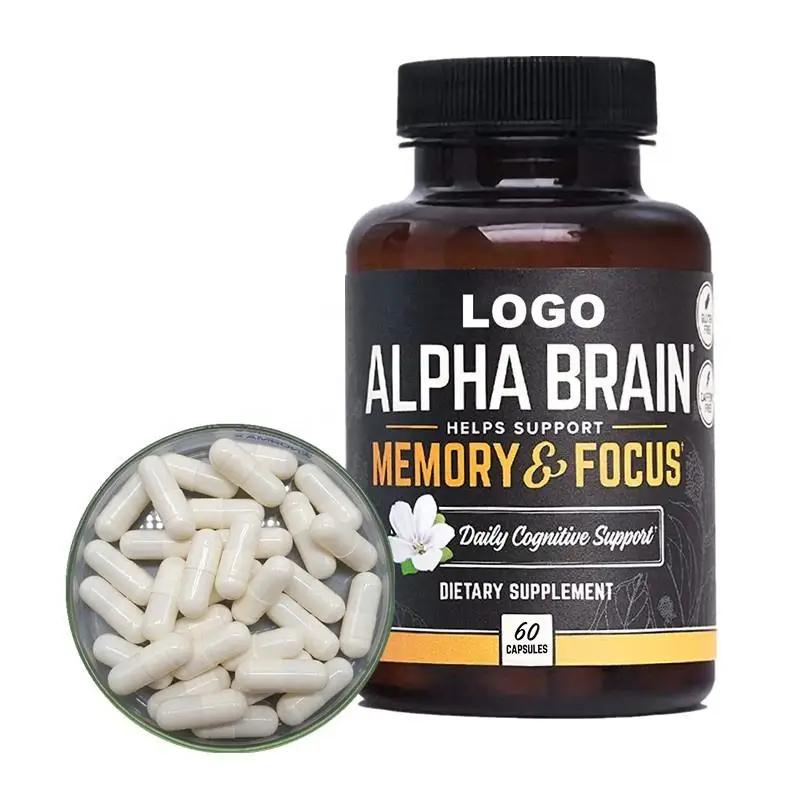 High quality intelligence Biotin capsule supplements brain to support memory and concentration brain capsules