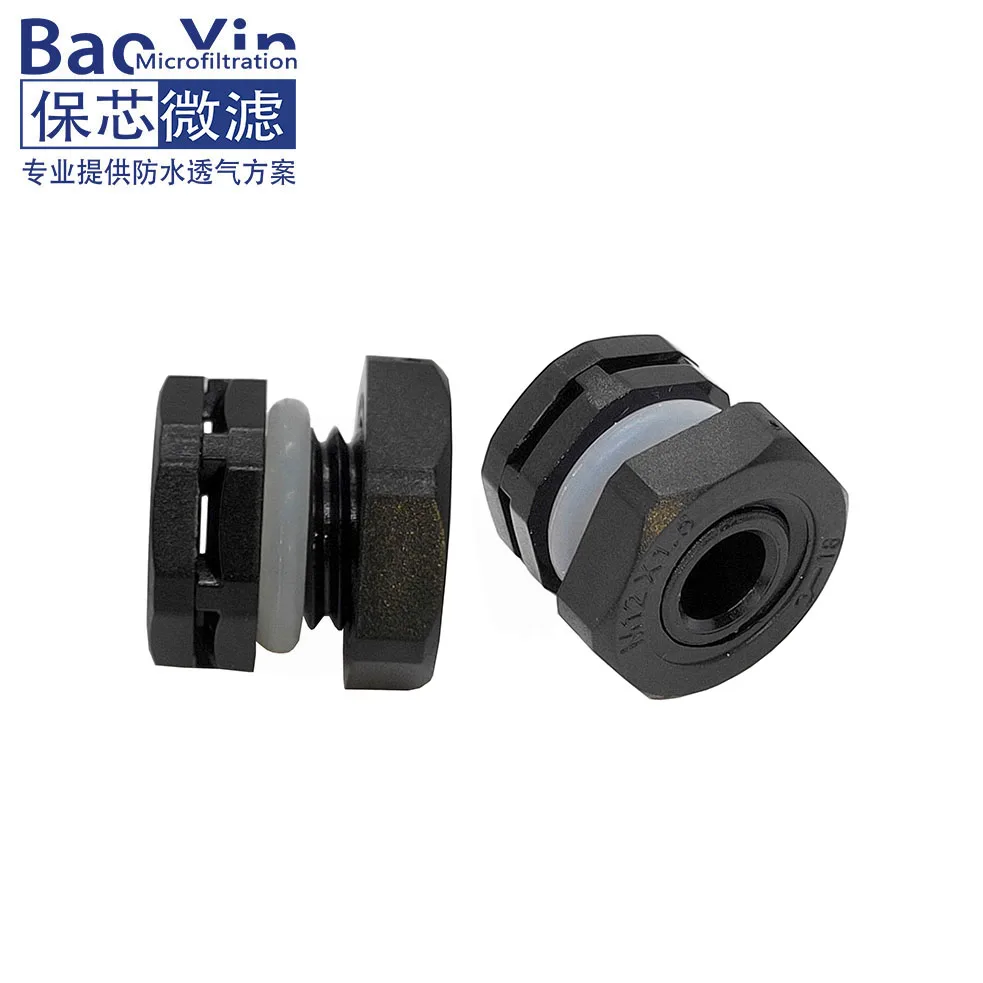 Pressure Release Valve M12*1.5 Thread  plastic Screw Protective Vents