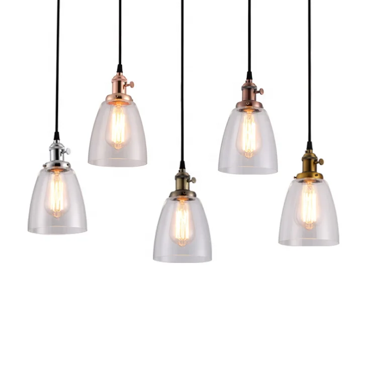 Crystal Chandeliers Glass Ceiling Light Classic Glass Hanging Lamp
