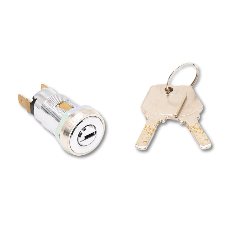 Safe euro cylinder key code switch electronic cam  lock for game machine