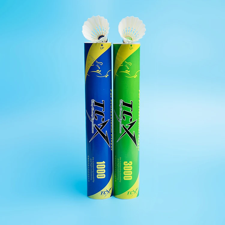TCX3000 Careful selection of feathers and plugs to make the best badminton