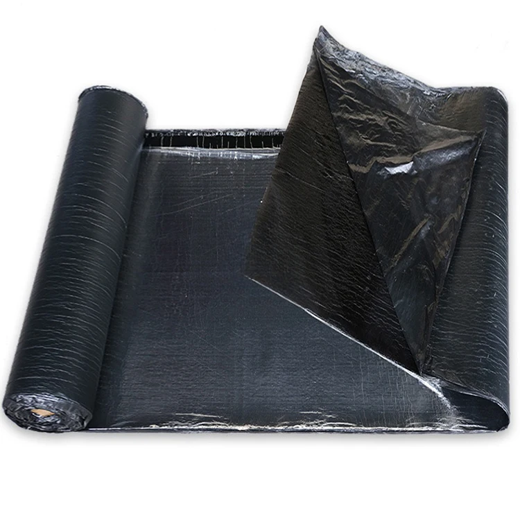 CUSTOMIZATION Bitumen Price Bitumen Waterproofing Membrane PE Super Waterproof Tape POLYESTER BASE Factory Price Anti-crack
