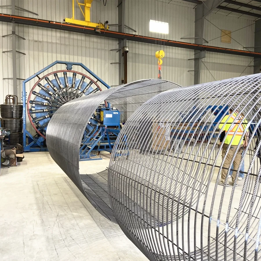 Precast RCP Reinforced Concrete Pipe Steel Cage Welding Equipment