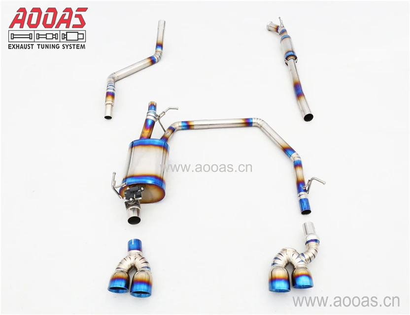 AOOAS выхлопная титановая выхлопная система Valvetronic Catback автомобильные детали для Peugeot RCZ