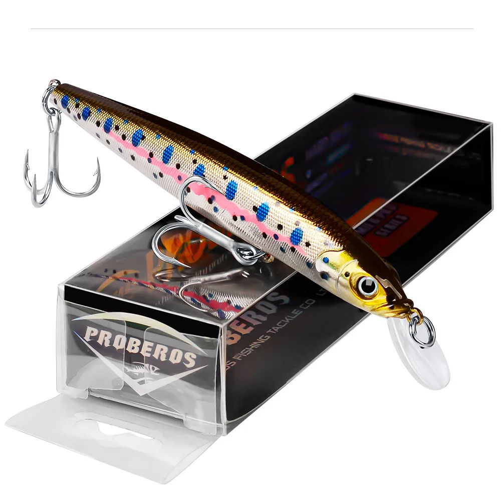 Deep Diving Lures 10.5g 110mm 6Color Mega Bass Lure Pond Reservoir Jerk Bait Lures