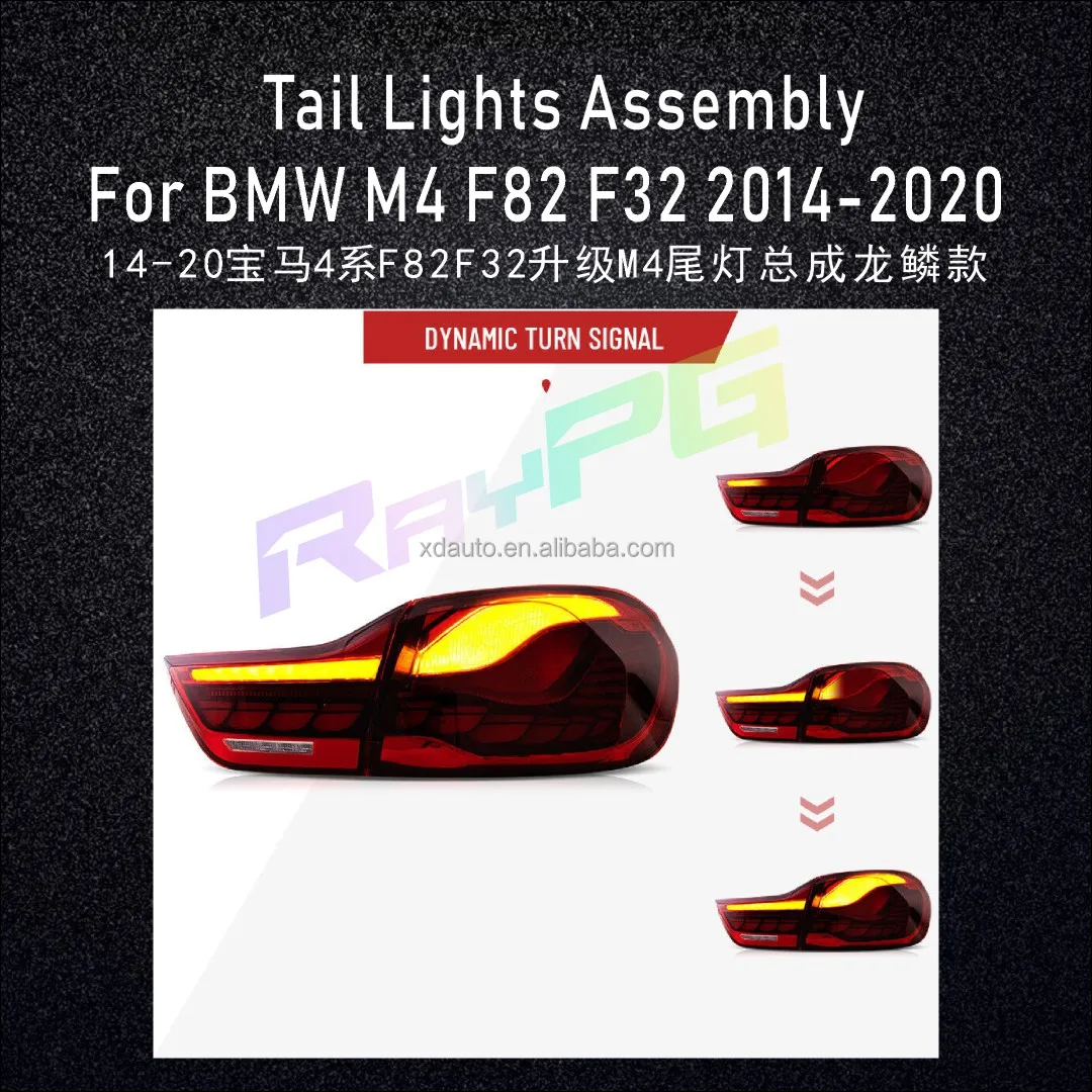RayPG Factory Start up Animation DRL 2014-2020 rear lamp f33 f36 f83 f32 f82 gts oled style tail lights For bmw M4