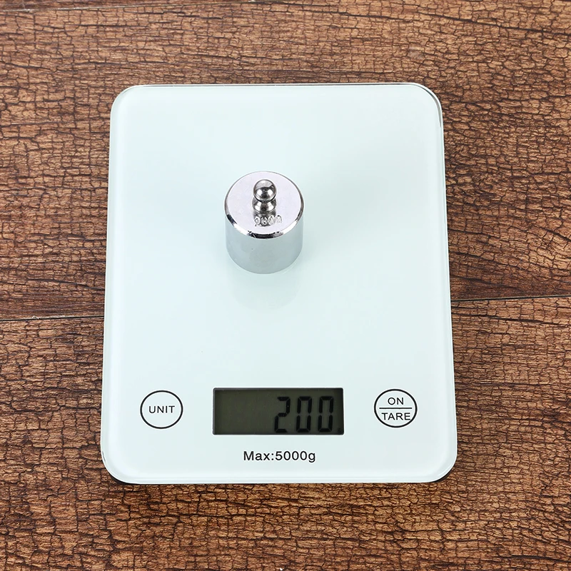 Slim and Stable,Large display digital kitchen scale 5kg Digital weight Kitchen food scale