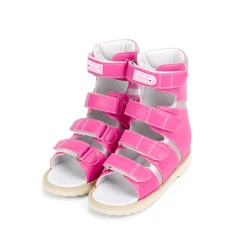 Children clubfoot flatfeet X/O Leg orthotic corrective shoes stylish kid girls summer footwear fancy sandals