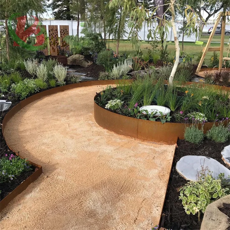 Распродажа огородная окантовка для газона Ландшафтная стальная ландшафта