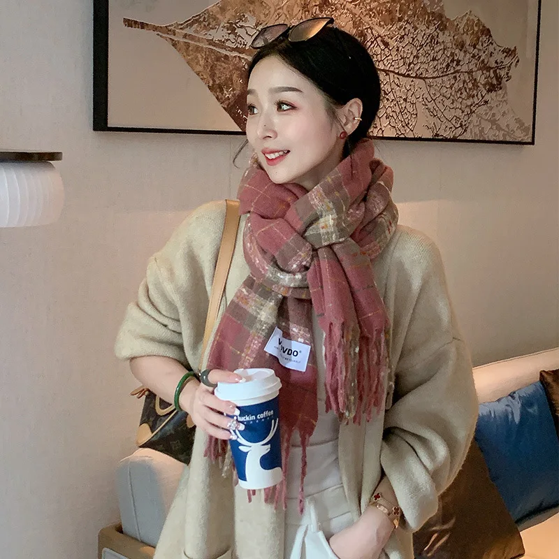 Wholesale Women Fashion Winter Warm Thick Scarf Korean Edition High Grade  Cashmere Women Scarf