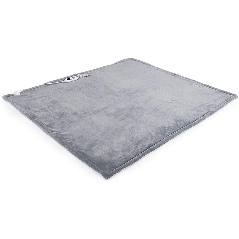 Wholesale flannel soft Fast Heating Therapy Washable Electric Heated Throw Blanket For Winter