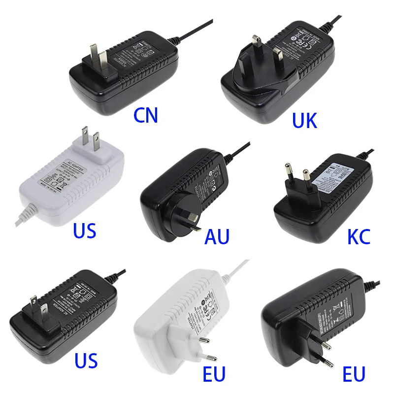 Универсальный адаптер питания 24W 36W 230V 50Hz AC DC 12V 13V 24V 1.2A 1.8A 2.0A 3.0A
