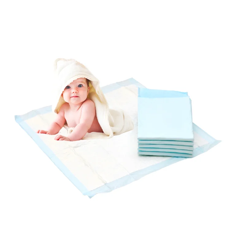 Heavy Absorbency Underpads Quilted Fluff and Polymer Disposable Underpad nursing under portable baby diaper changing pad