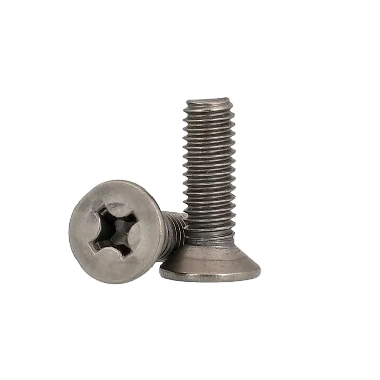 M1.6 M2 M2.5 M3 M4 M5 M6 M8 TA2 Pure Titanium Gr2 GB819 Cross Phillips Flat Countersunk Head Screw Bolt