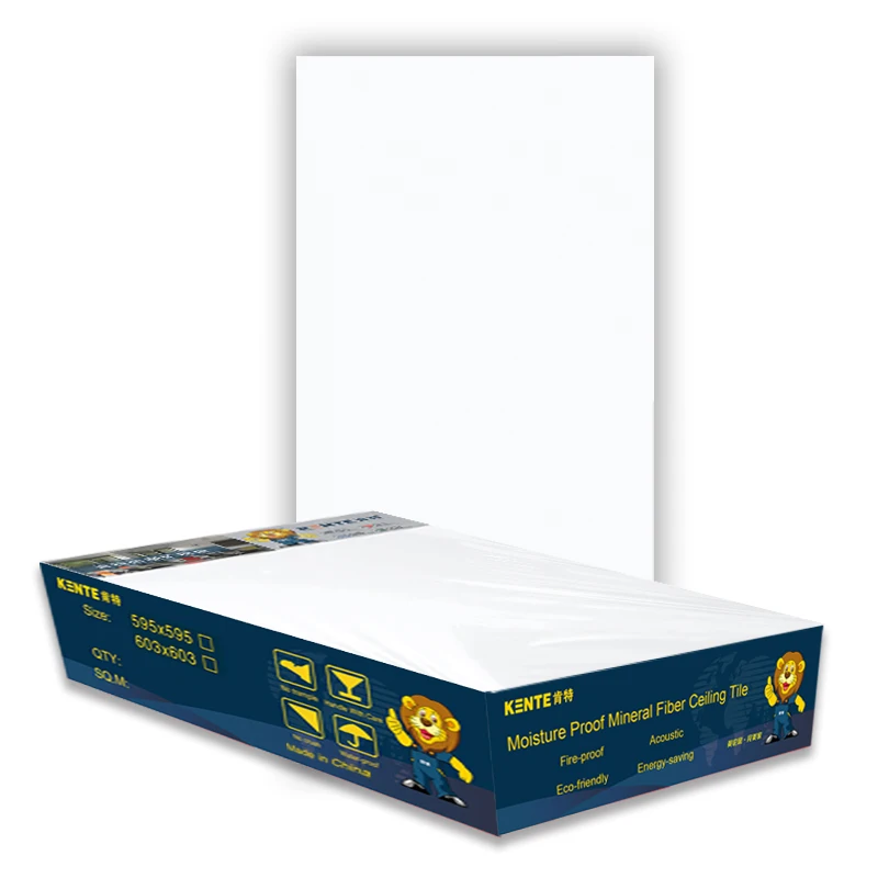 Cutting Mineral Ceiling Tiles Materials soundproof mineral fiber ceiling board