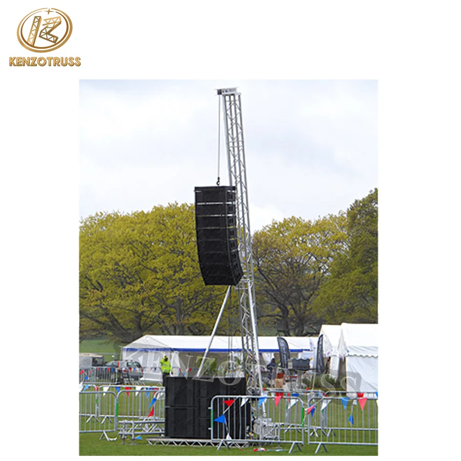 Aluminum Line Array Speaker Truss Tower  Stand