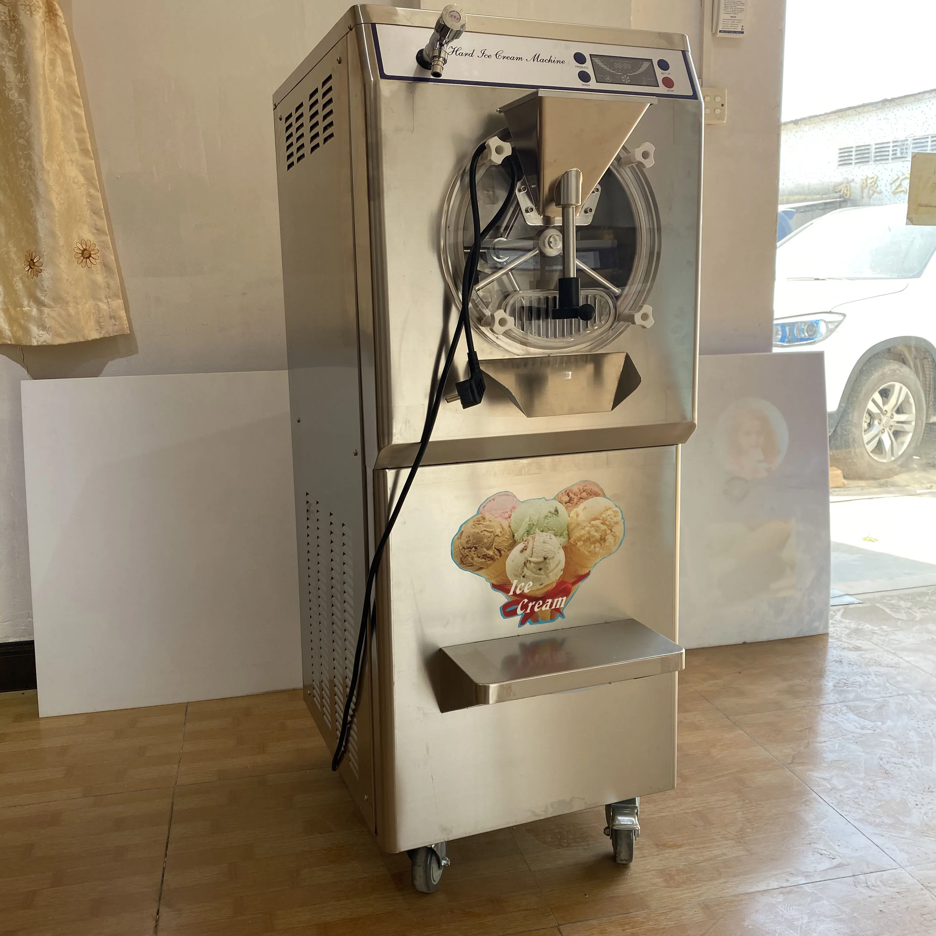 Italy ice-cream machine gelato hard batch freezer yogurt ice cream making batchfreezer italian hard ice ball