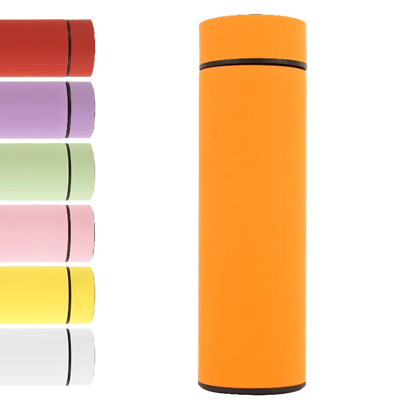 Top Quality Portable Adult Rubber Paint 304 Keep Hot Personalized Gifts Smart Vacuum Flask for Business Gife