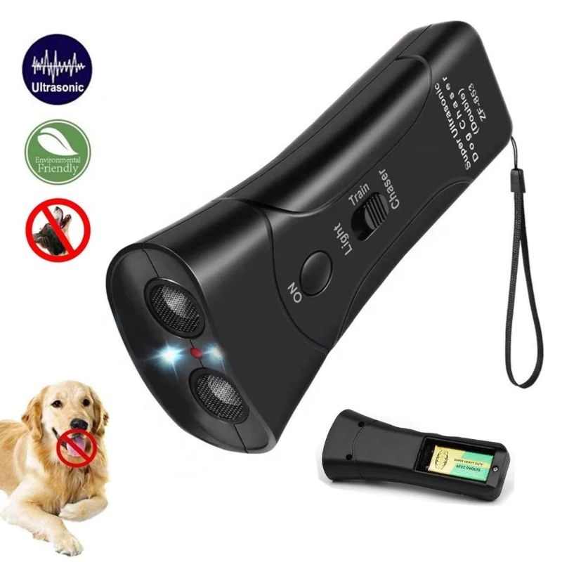 Amazon best seller YYQ pet products electronic training device ultrasonic drive dogs dog bark deterrent dog repeller