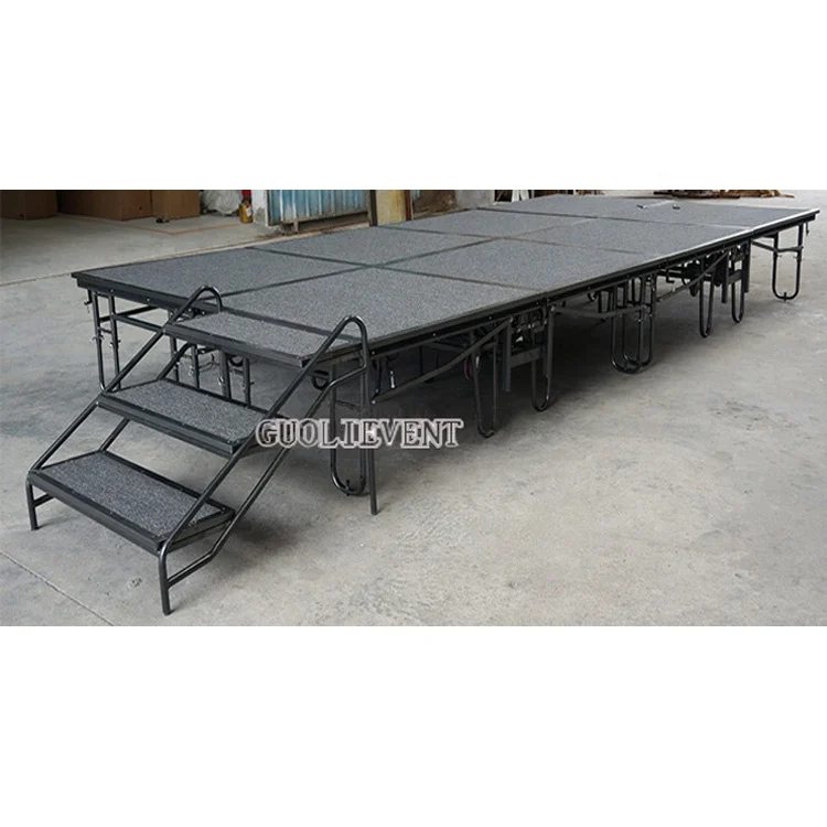 
Cheap Indoor Portable Folding Stage Mobile Folding Stage for Event 
