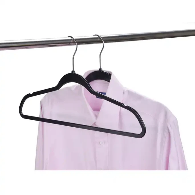 Factory sale closet anti-slip ultra-slim hangers custom coat hangers plastic hangers wholesale