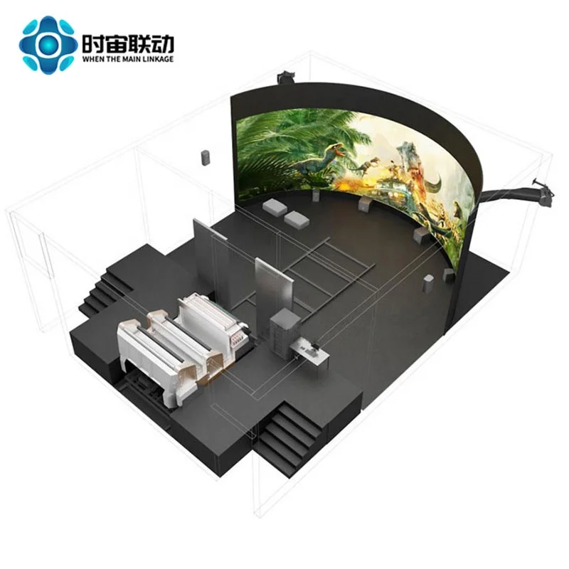 New 5d cinema simulator hot 9D orbital cinema flying ball screen immersive motion amusement equipment park planning supplier