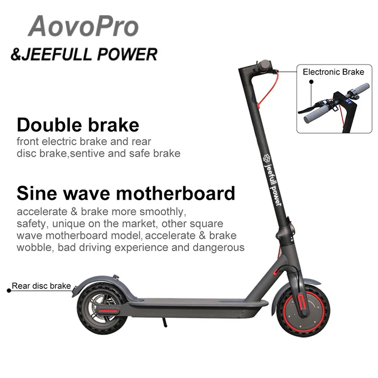 EU warehouse stock AOVO PRO m365 scooter 10.5ah 36v 350w cheap e scooter adult electric scooters