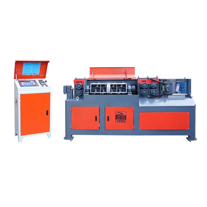 GT4-16MM 4-12MM High Speed Hydraulic CNC Automatic steel bar processing machinery  Rebar Straightening and Cutting Machine