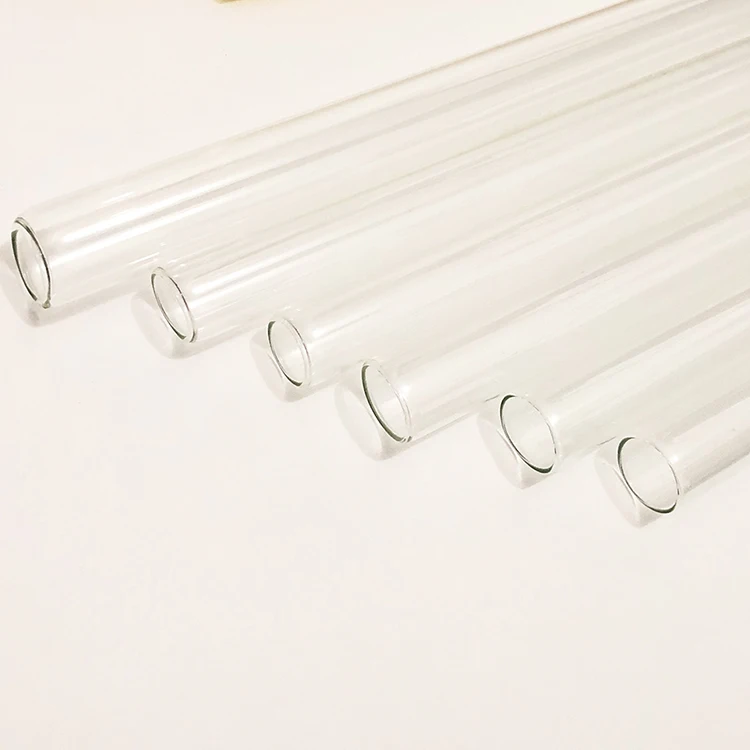 free sample soda lime glass low Borosilicate Glass tube ampoule vial Clear Heat Resistance Glass Tube