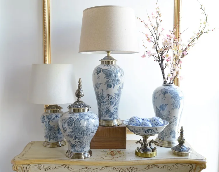 New models ceramics table light european table lamp lamps for desks