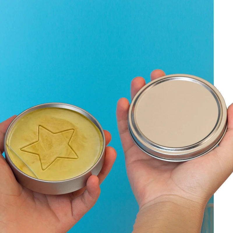 9*2cm Metal Tin Box Container With Lid Round Rectangular Hinged Tins Clear Top Metals Boxes Packaging For Candies Gifts