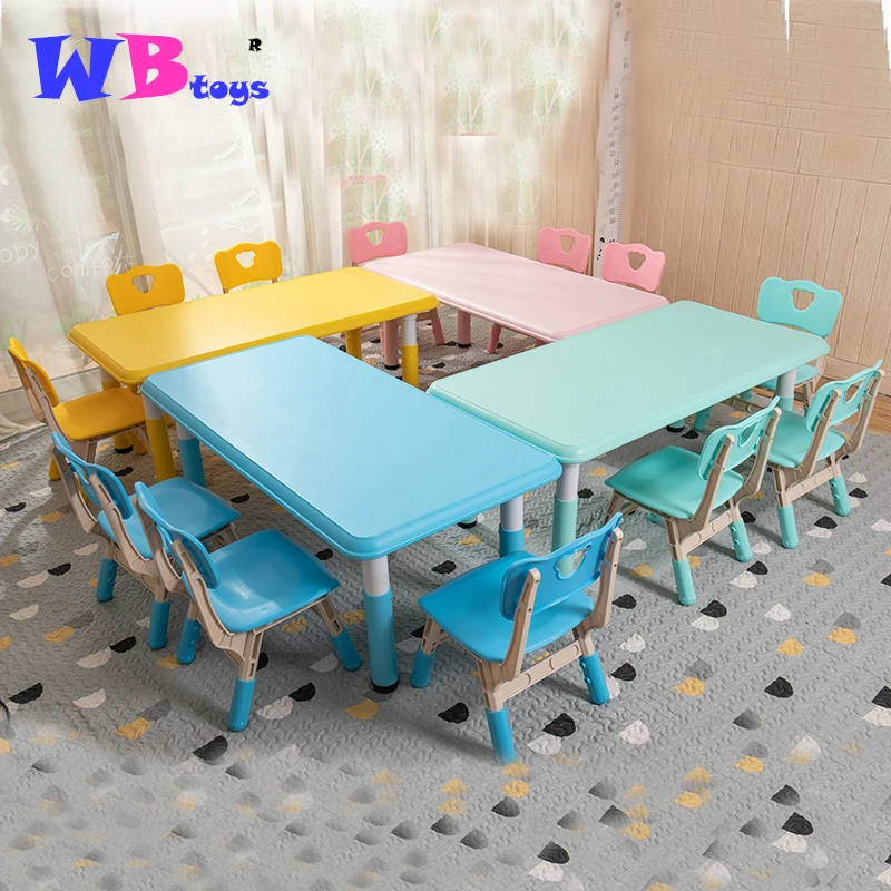Quality Attractive Price Factory Directly Supply Height Adjustable Ergonomic Children Study Desk Kids Study Table Set