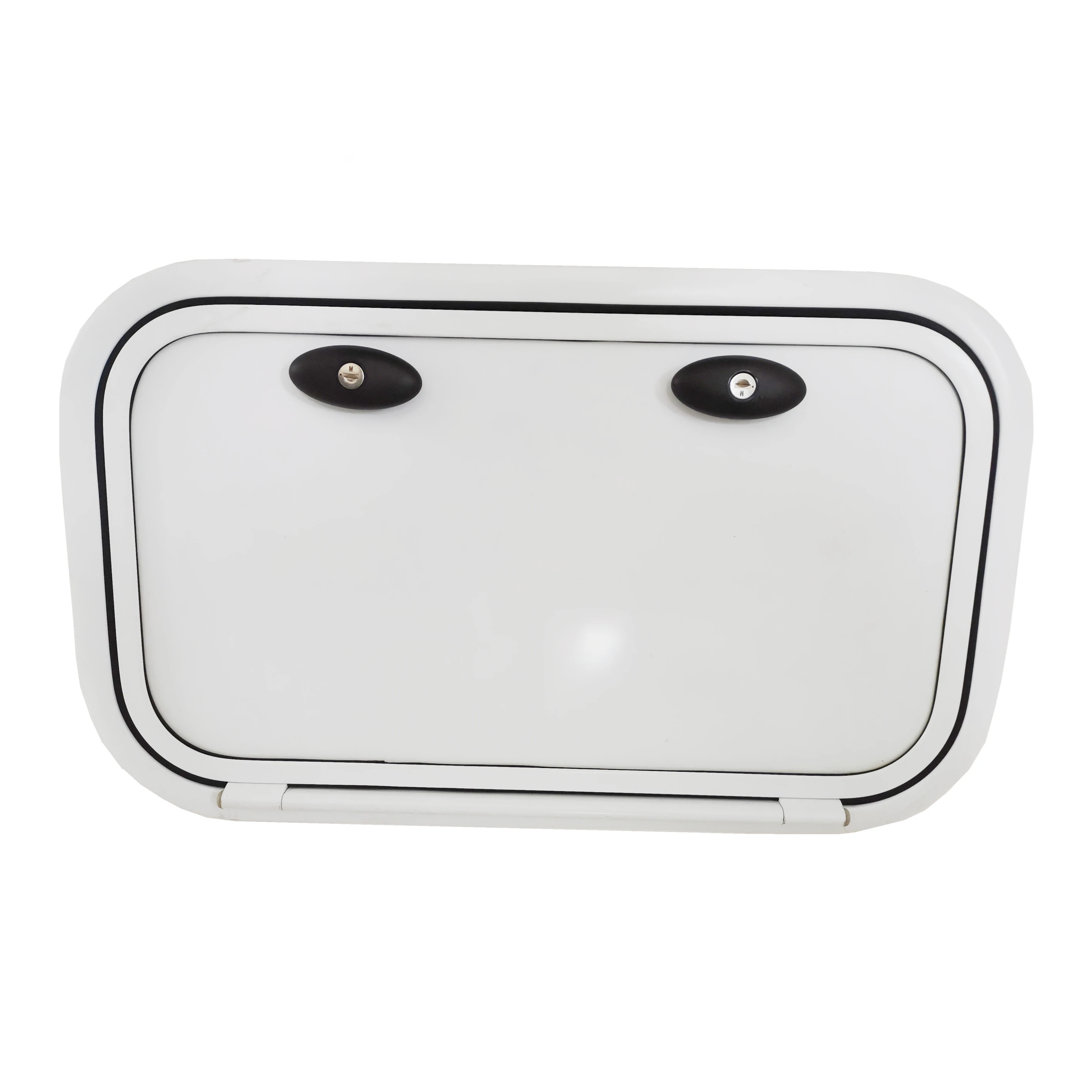 Tongfa caravan rv storage doors hatch with aluminum alloy frame and vents