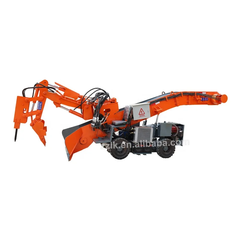 mucking loader for gold mining tunnel equipment/diesel mucking loader with heavy loading capacity in Peru market